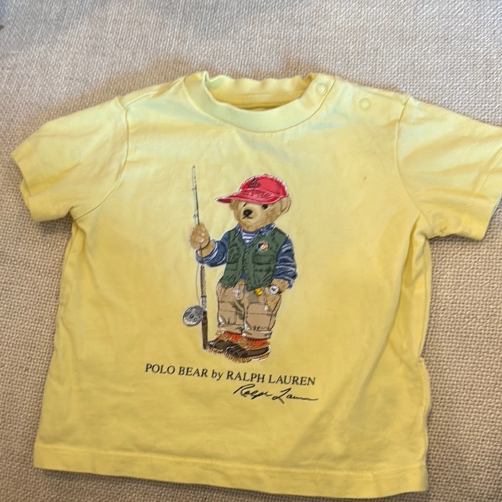 Ralph Lauren Yellow Kids Shirt